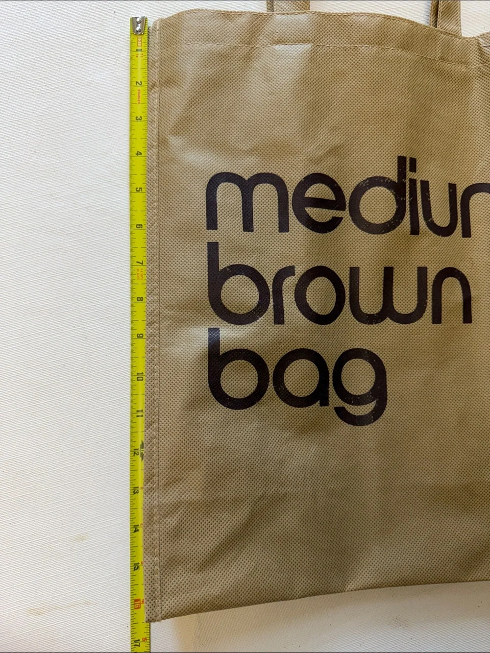 Medium Brown Tote Bag polyester, lightweight foldable, Bloomingdale’s